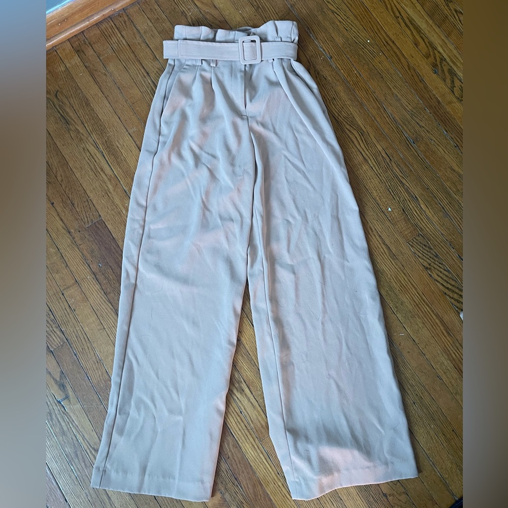 High-Waisted, wide leg trousers from Express